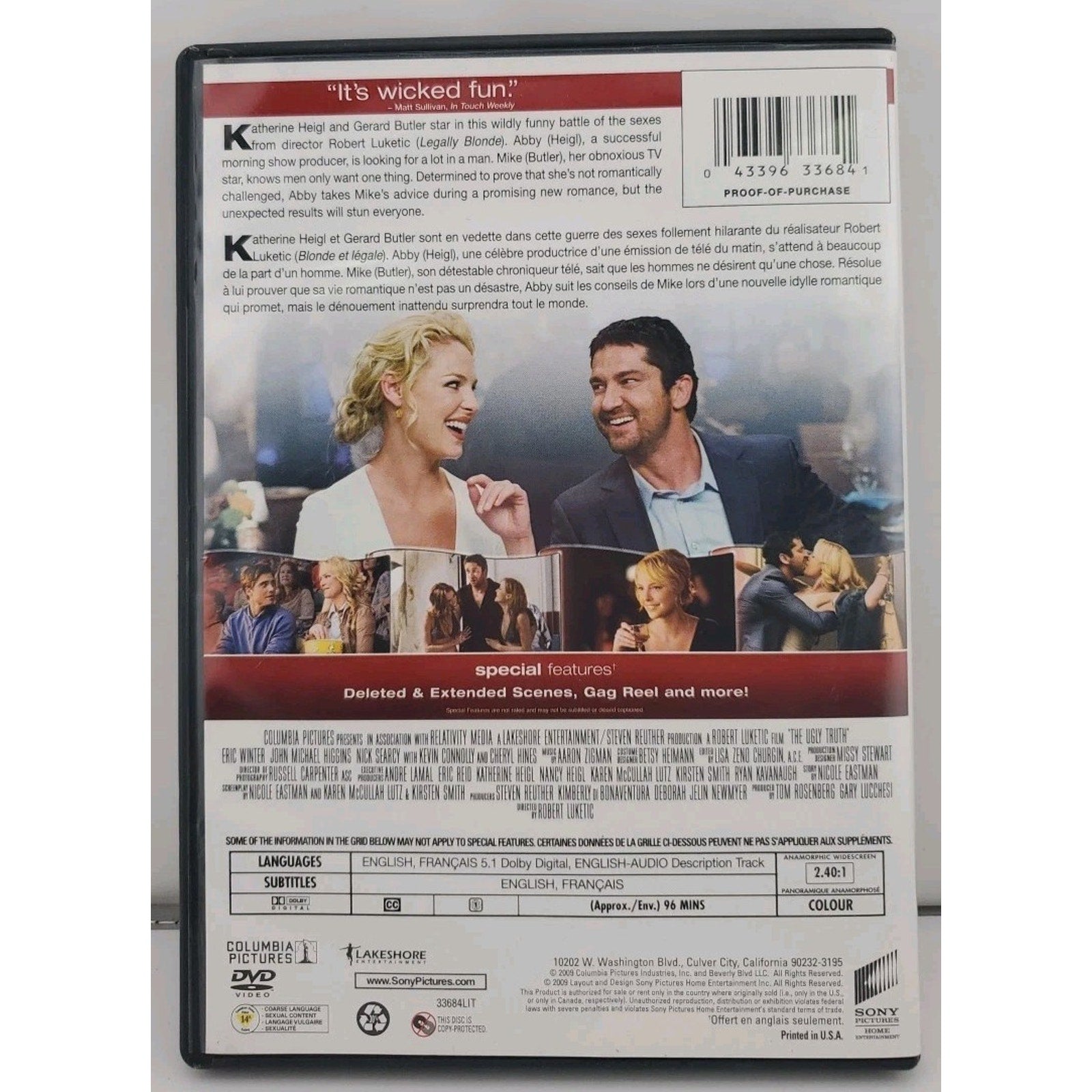 The Ugly Truth - Canadian DVD