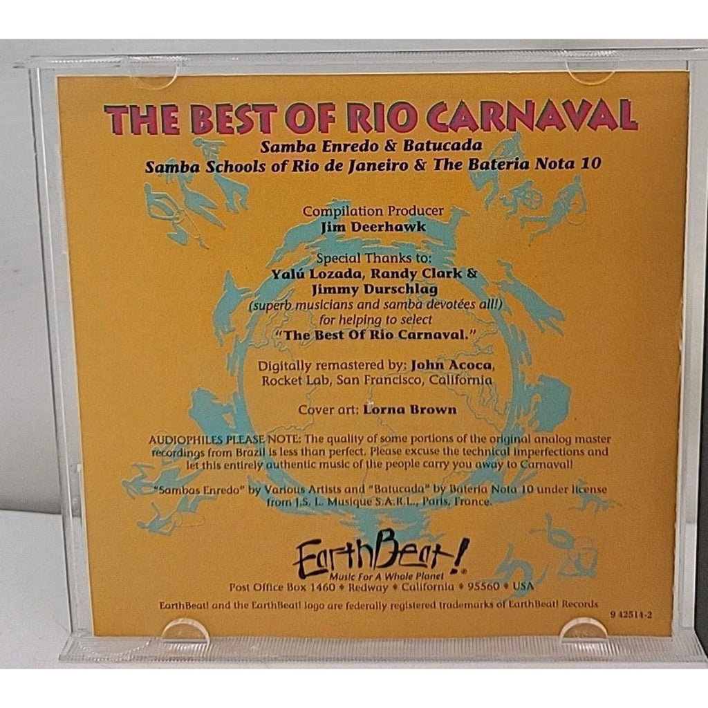 Samba Enredo & Batucada by Various (CD, 1993)