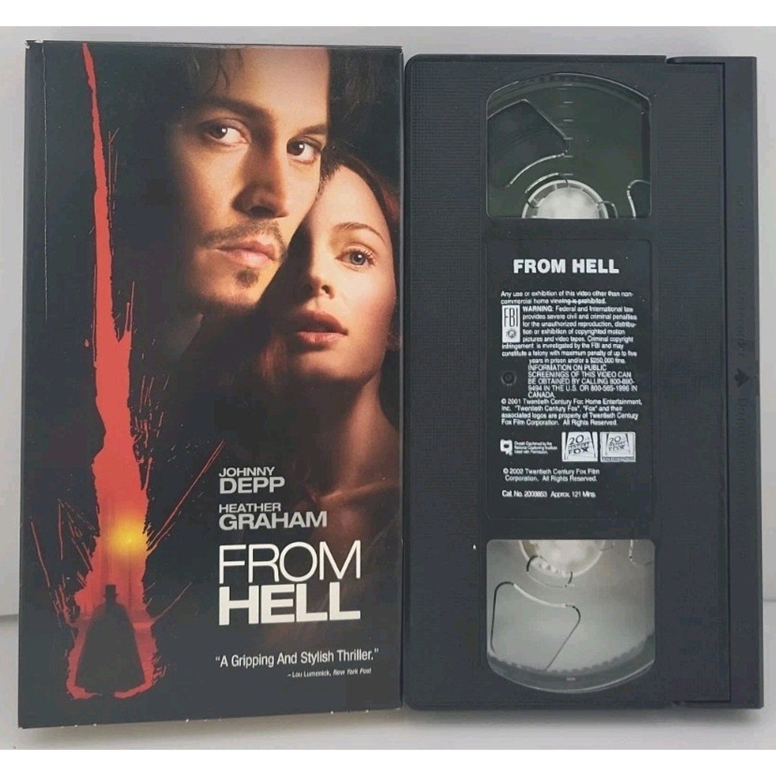 From Hell (VHS, 2002) Johnny Depp & Heather Graham