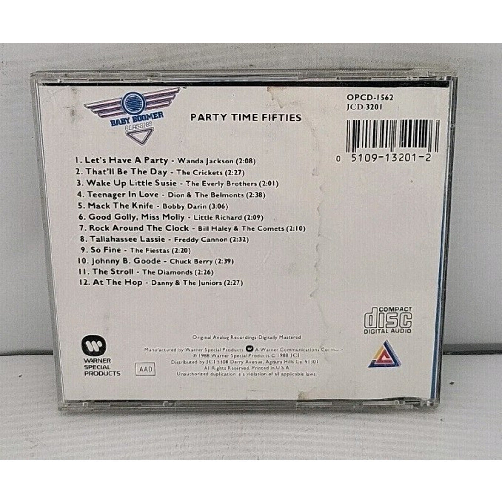 Party Time Fifties by Various Artists (CD, JCI Associated Labels)