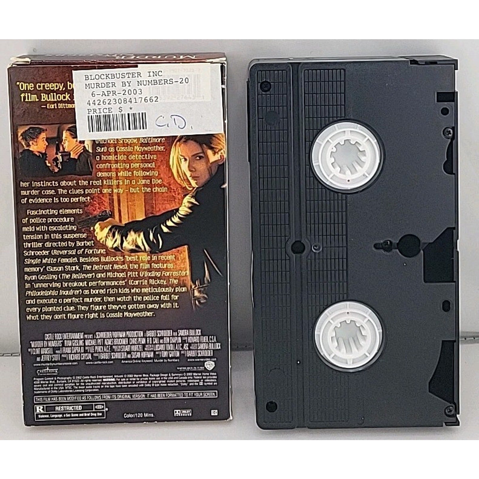 Murder by Numbers (VHS, 2002)