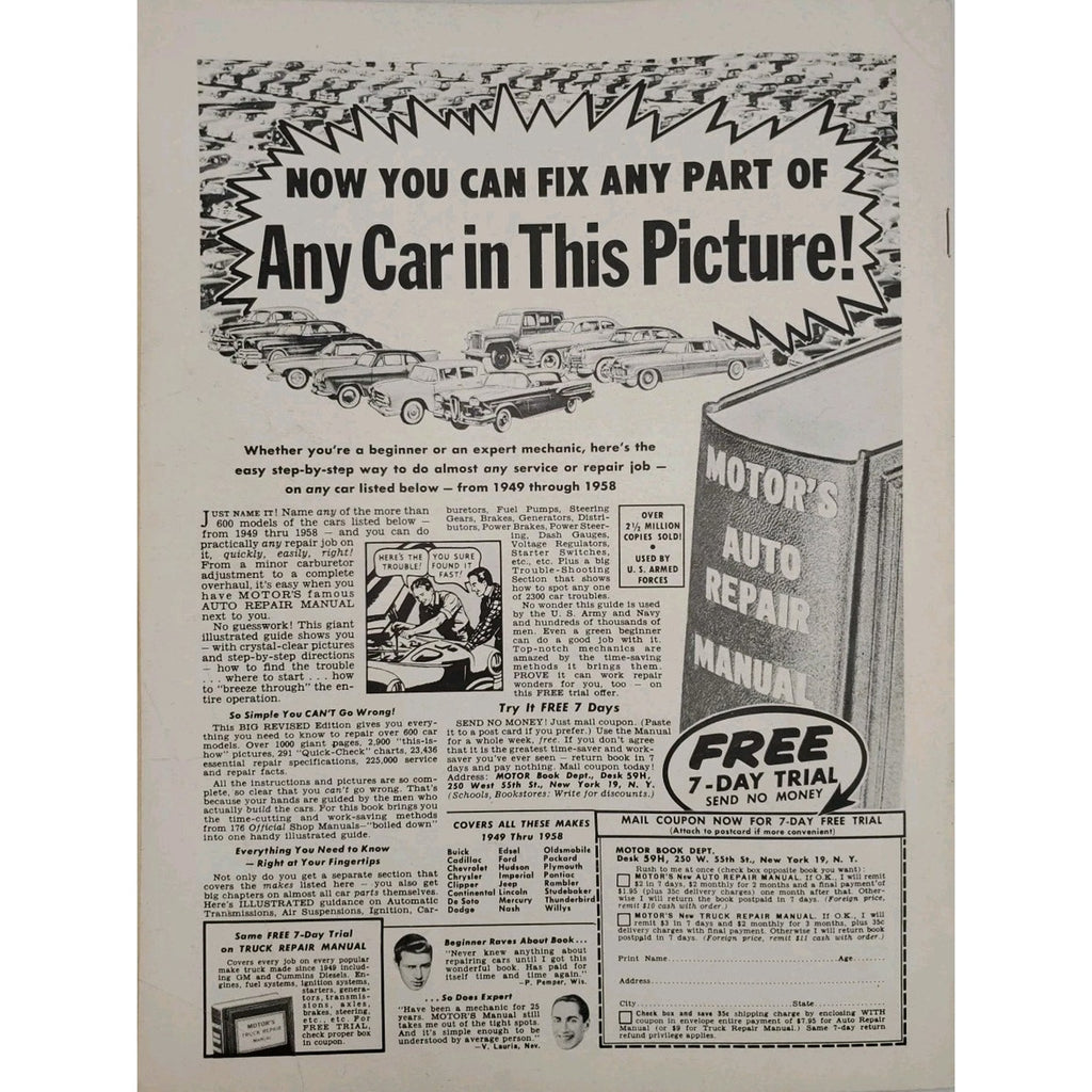 Speed Mechanics Magazine August-September 1958
