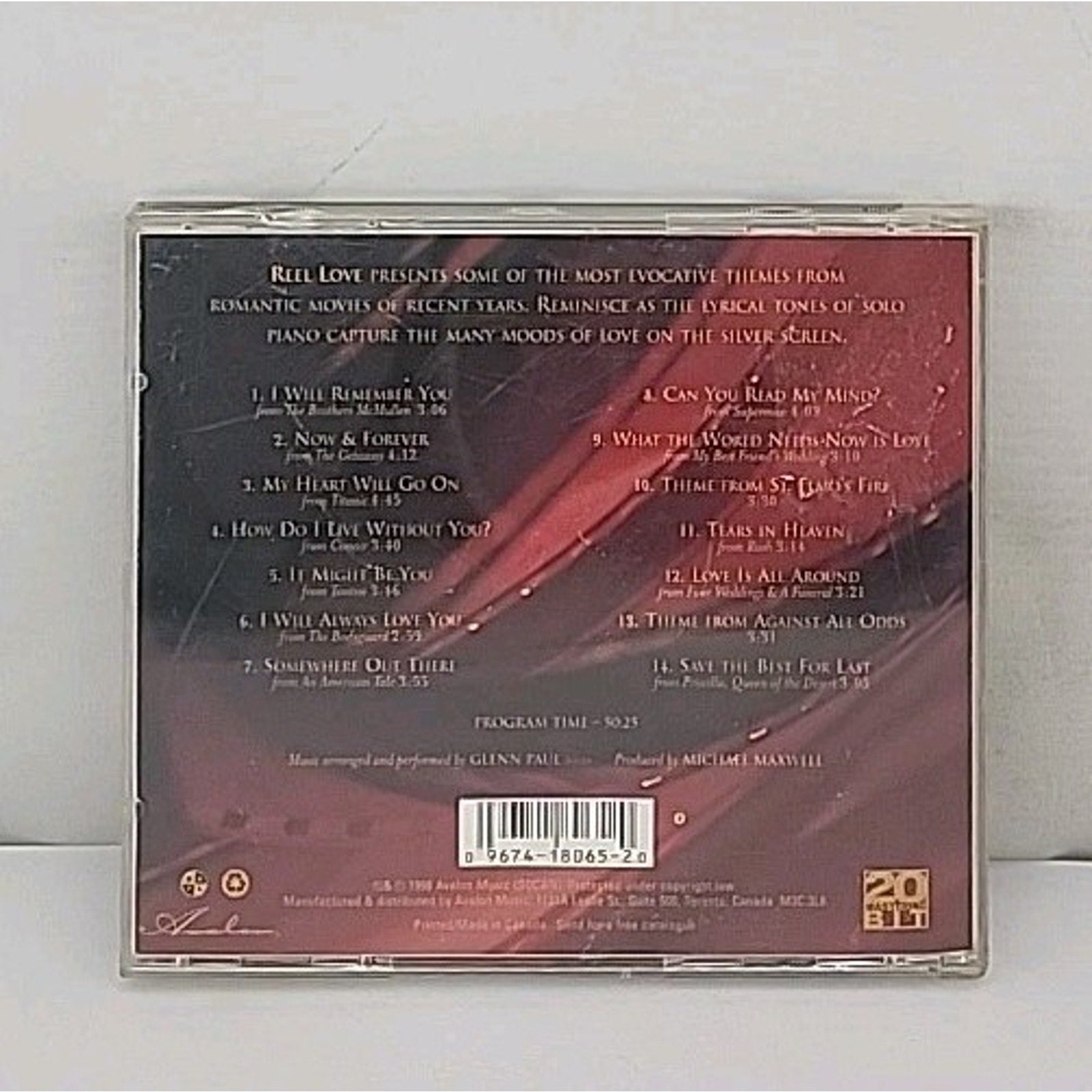 Reel Love by Glenn Paul (CD, 1998)