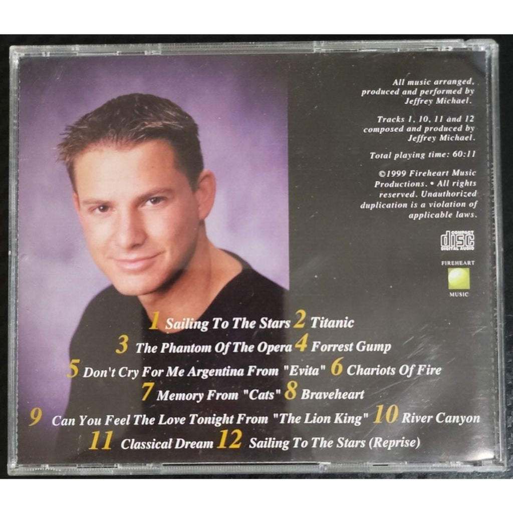 Sailing to the Stars by Jeffrey Michael (CD, Sep-1999, Fireheart Music)