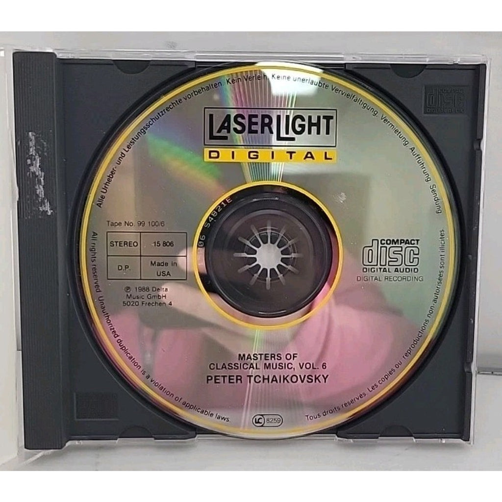 Masters of Classical Music by P.I. Tchaikovsky (CD, 1990)