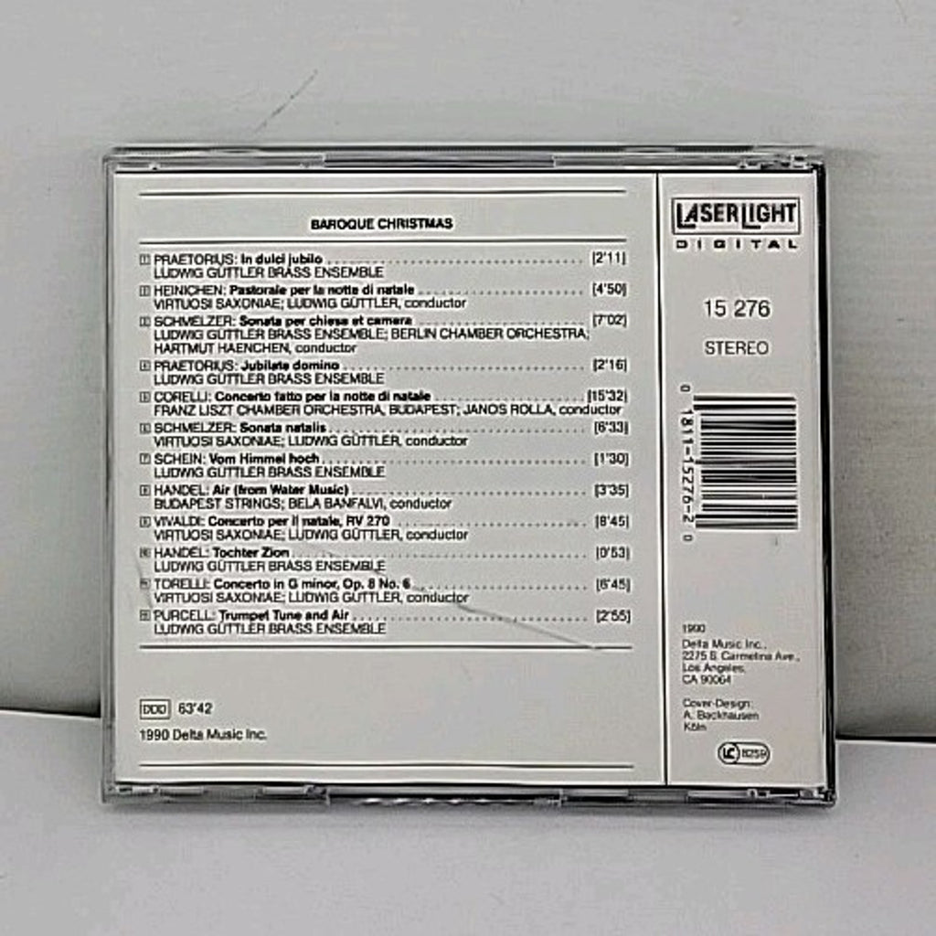 Baroque Christmas Music by Various (CD, 1990)