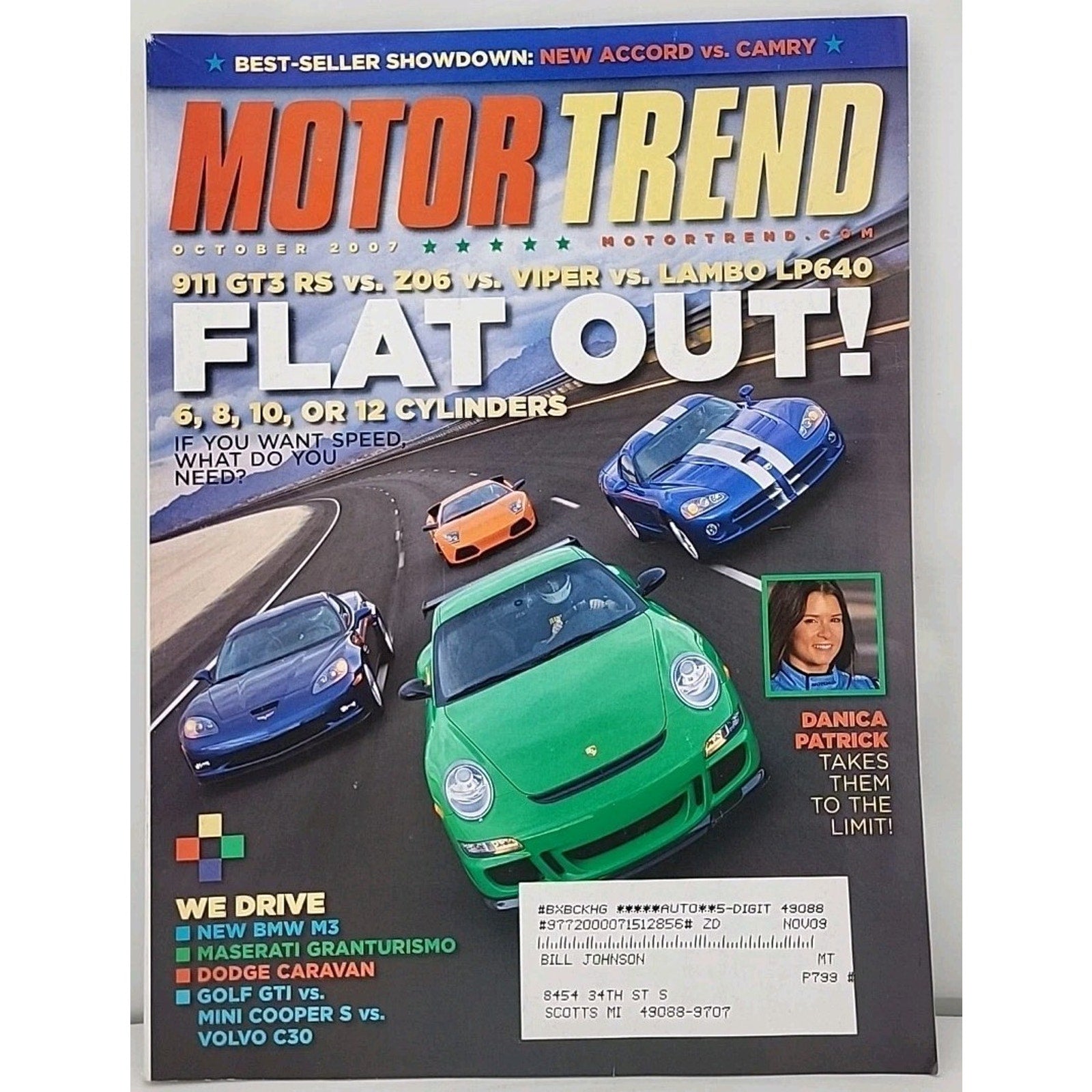 Motor Trend Magazine October 2007