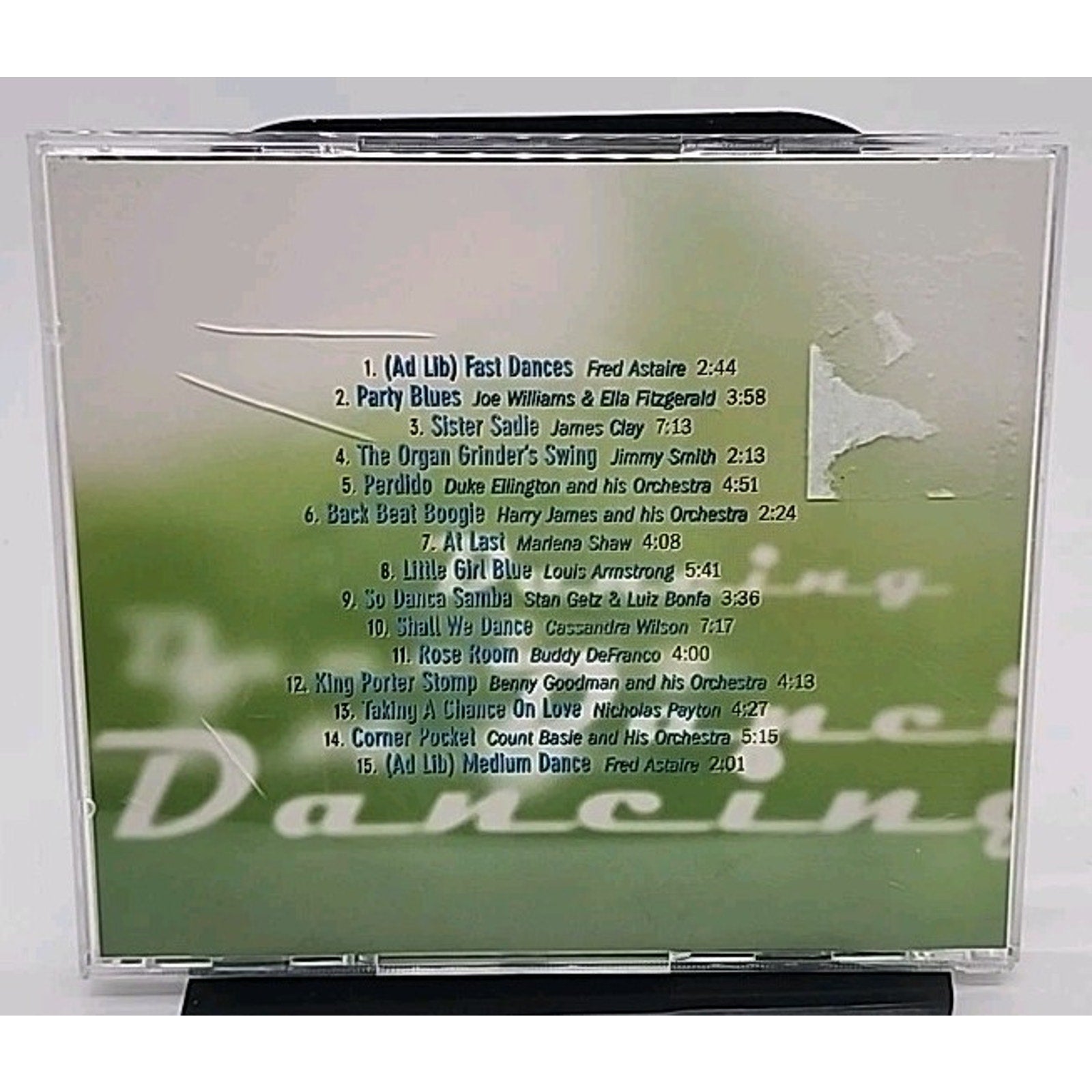 CD A Night Out With Verve: Dancing (1996 Verve Disc #3 15 Song Tracks)
