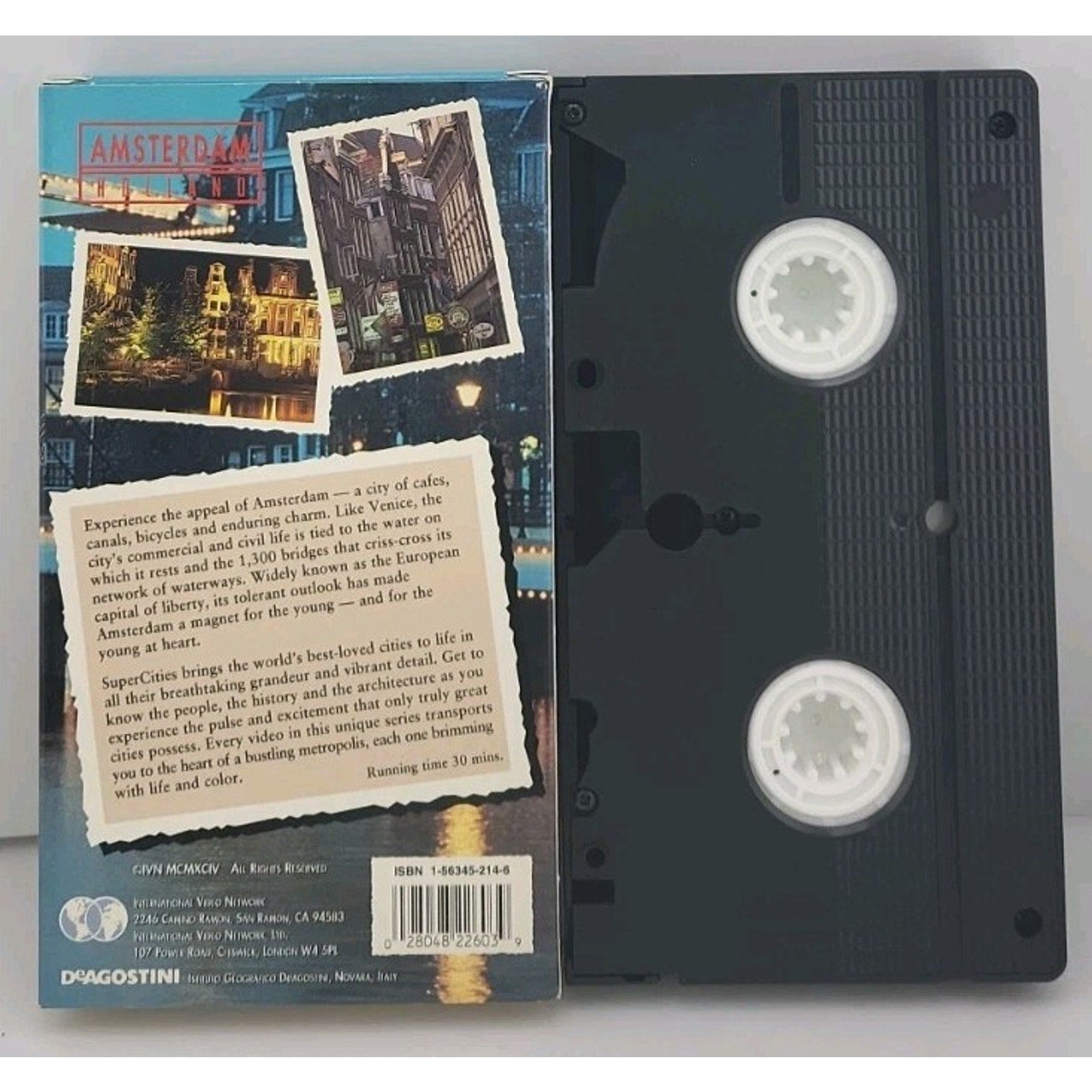 Super Cities - Amsterdam - PAL VHS Video Tape (T268)
