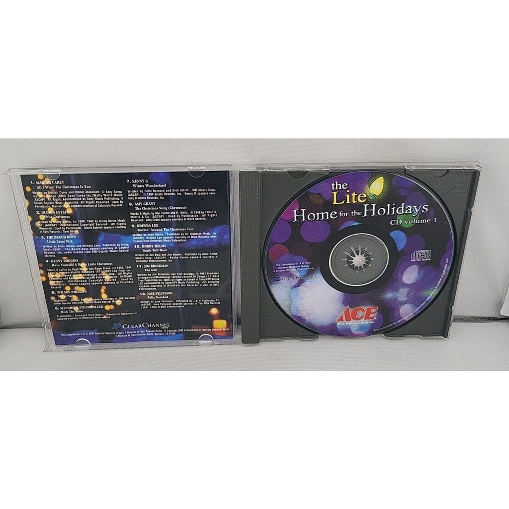 The Lite Home for the Holidays Volume 1 by Various Artists Cd