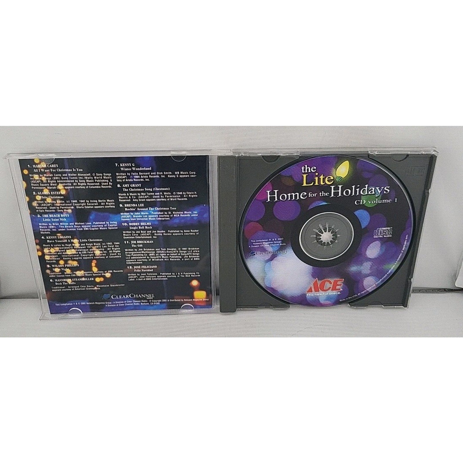The Lite Home for the Holidays Volume 1 by Various Artists Cd