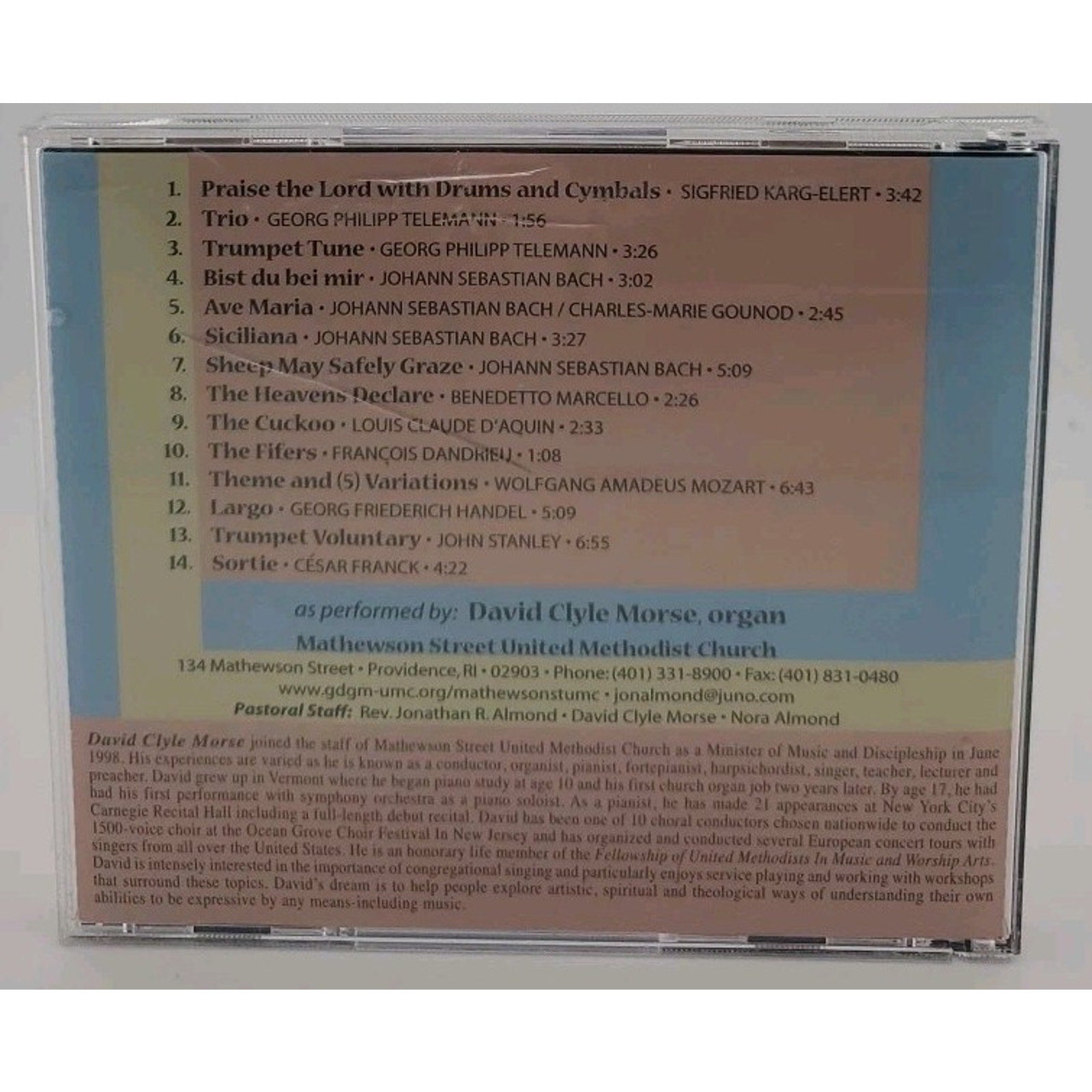 Music At Mathewson Vol. I: Music Of The King Of Instruments (CD)