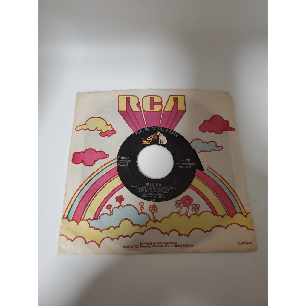 Eddie Heywood - Canadian Sunset/This Real - 45RPM Record - Singles
