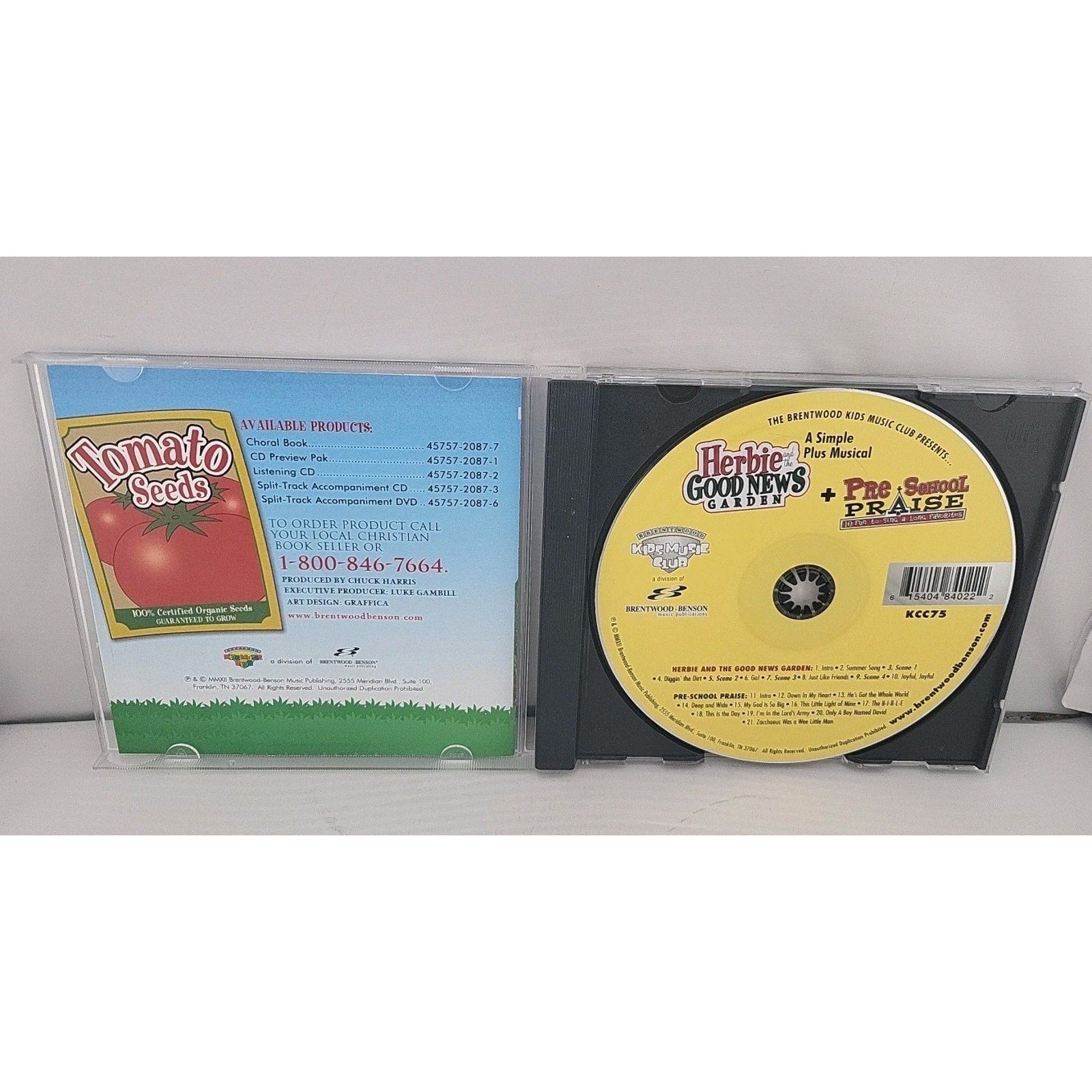 Herbie and the Good News Garden Simple Plus Musical for Kids CD