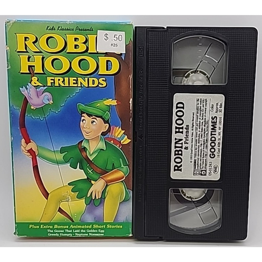 Robin Hood & Friends (VHS,1993) Goodtimes Home Video