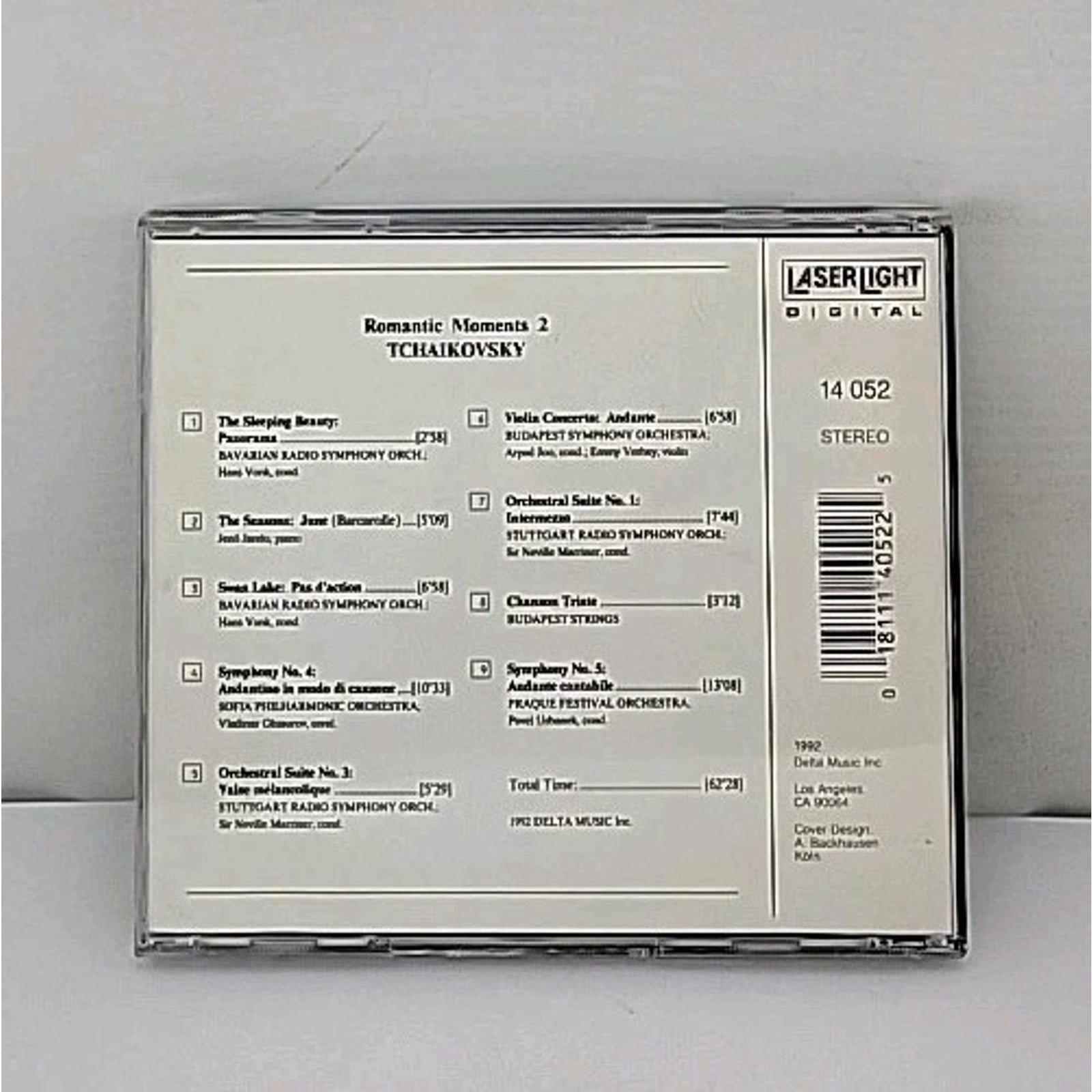 Vol. 2-Tchaikovsky by Tchaikovsky / Vonk / Marriner (CD, 1992)