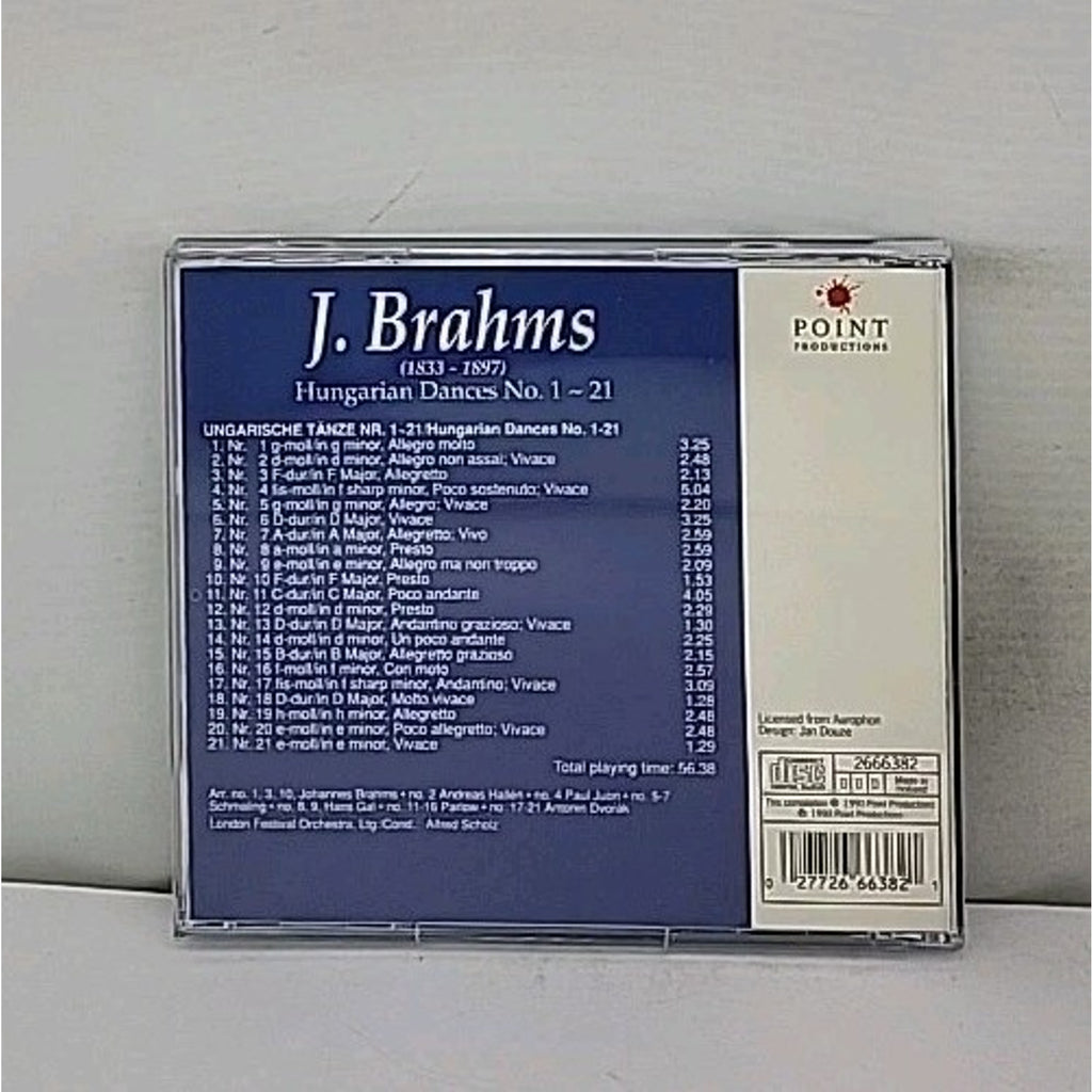 Brahms Hungarian Dances No. 1-21 CD Onyx Classix