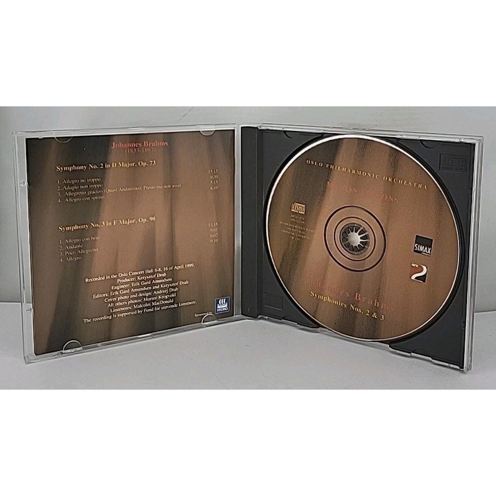 Symphonies 2 & 3 by Oslo Philharmonic Orchestra (CD, 1999)