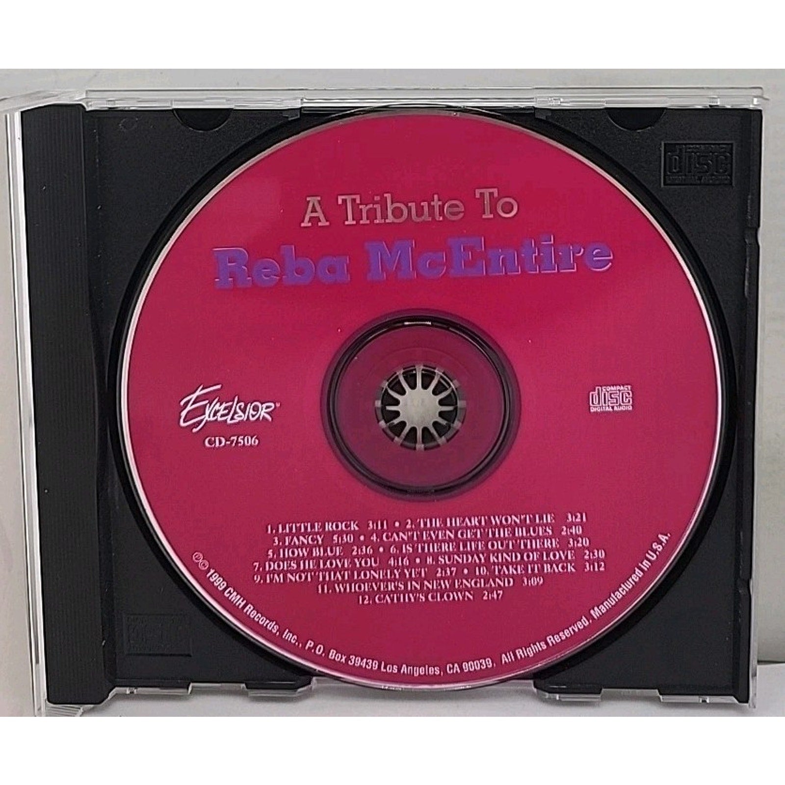 A Tribute To Reba McEntire - Pure Country All Instrumental (CD, 1999, 12 Tracks)