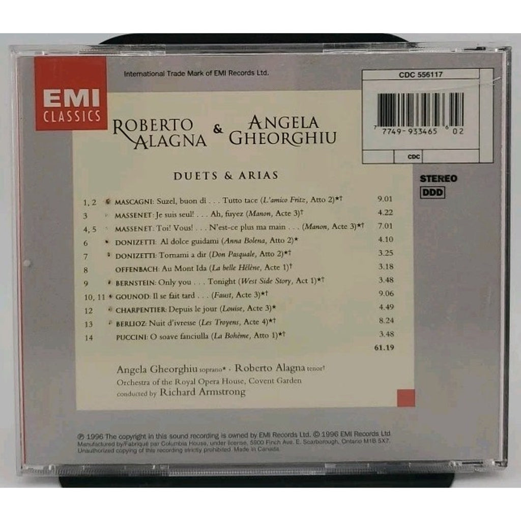 Roberto Alagna & Angela Gheorghiu - Duets & Arias Music (CD)