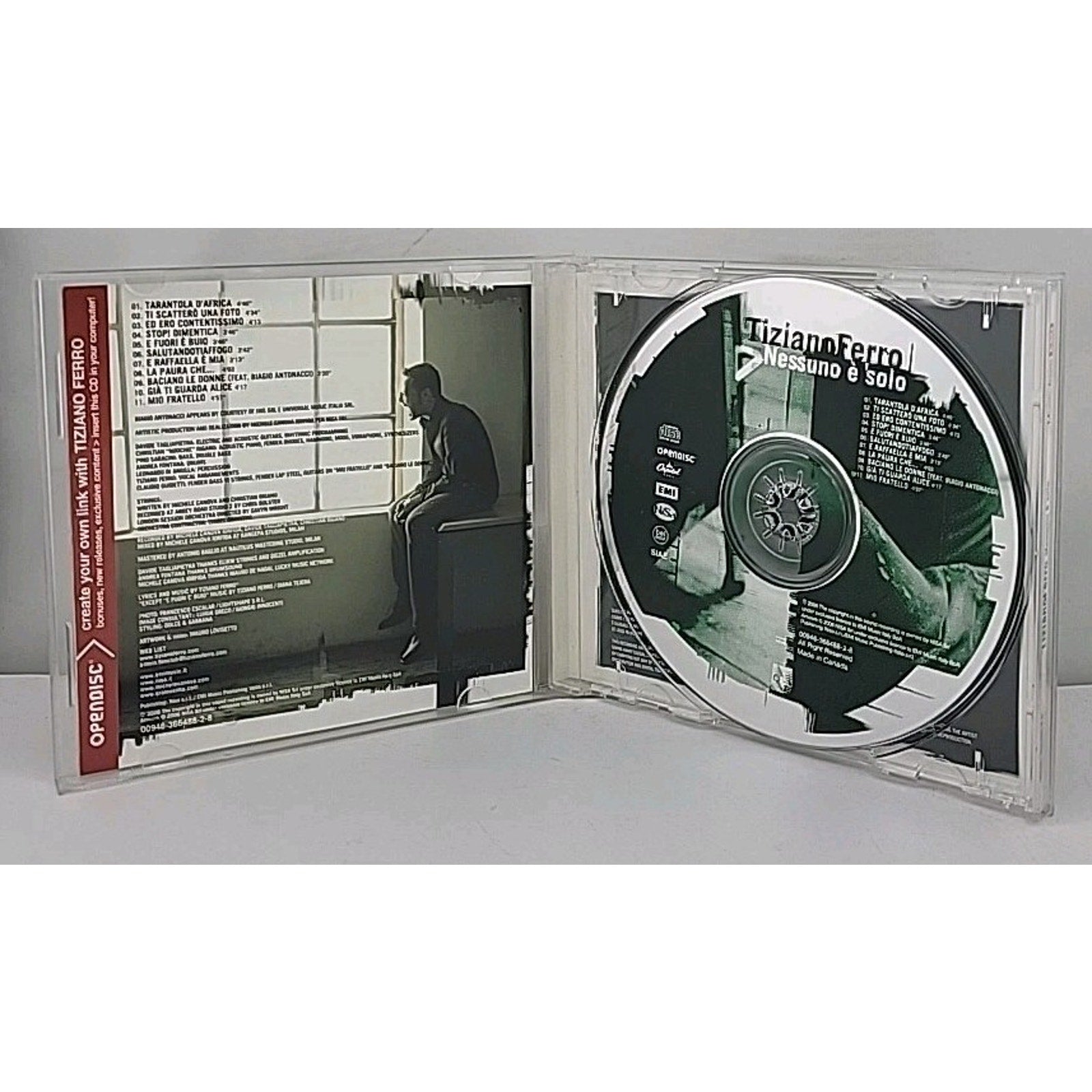 Nessuno E Solo (International Version) by Tiziano Ferro (CD, 2006)