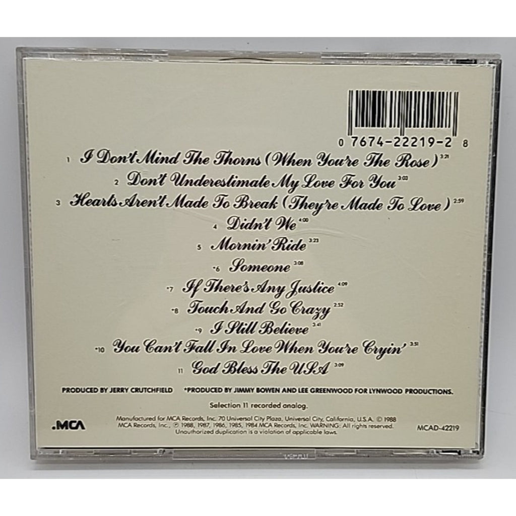 Vol. 2-Greatest Hits by Lee Greenwood (CD, 2002)