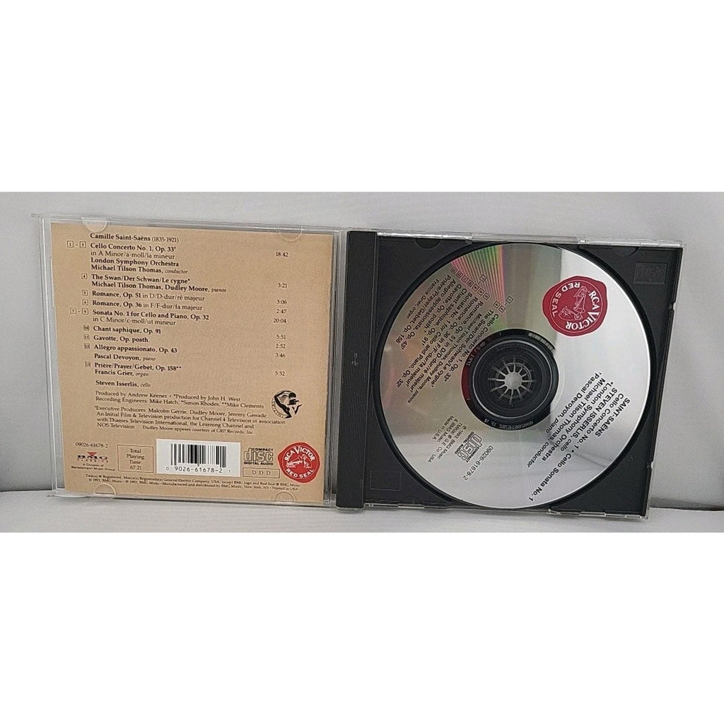 Steven Isserlis Saint-Saens Cello Concerto No.1 CD Classical RCA Victor