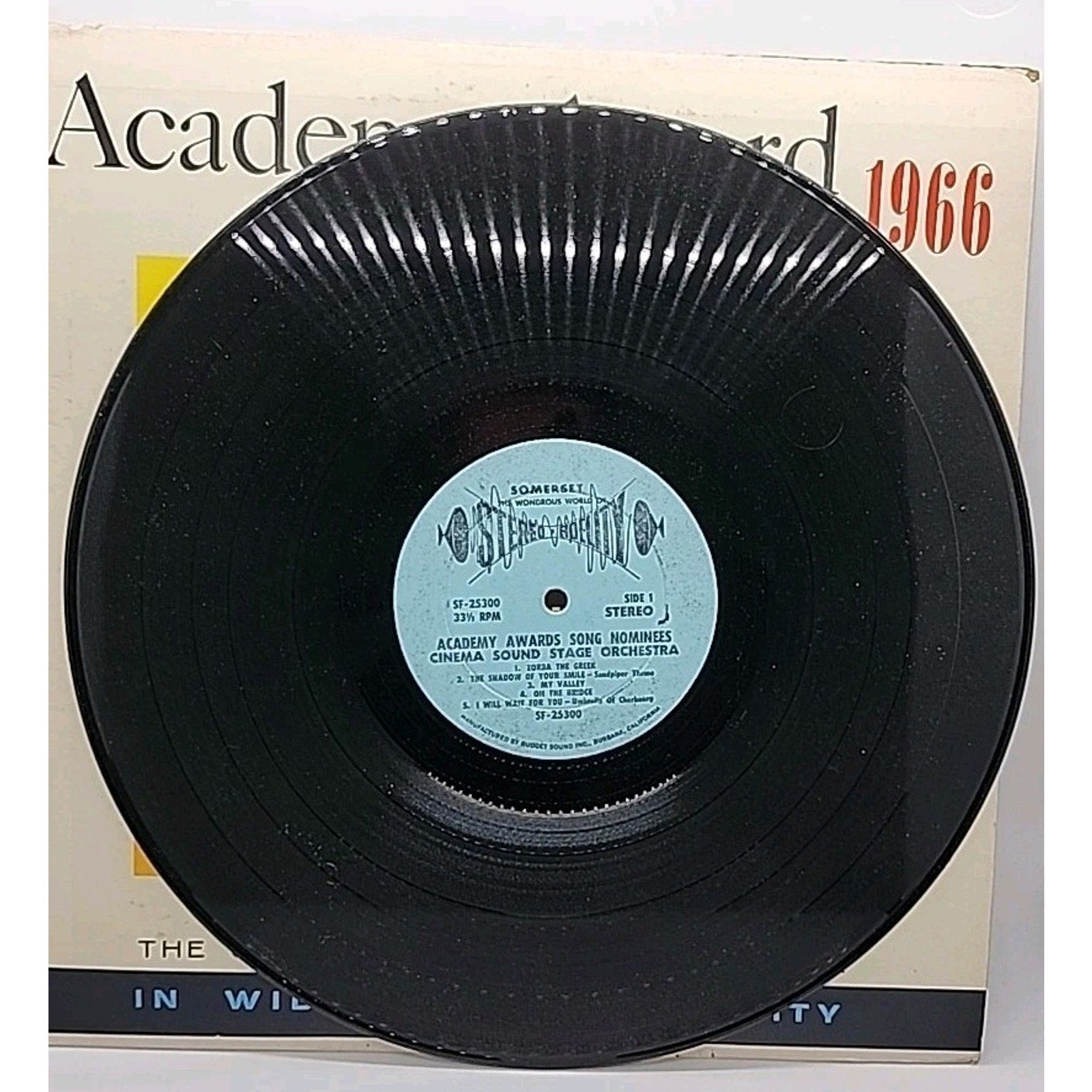 Academy Award Song Nominees 1966 Vinyl Record