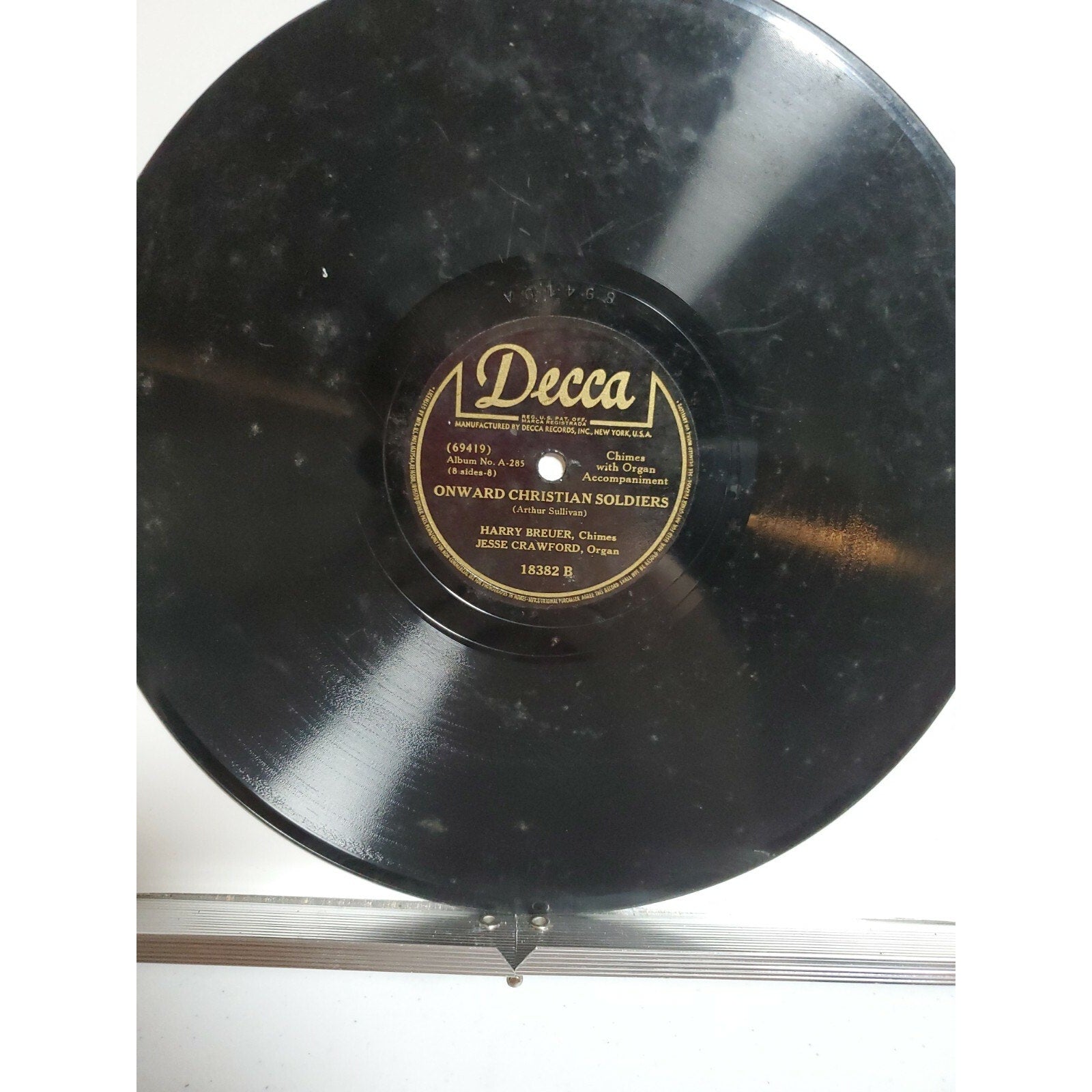 Harry Breuer, Jesse Crawford - Rock of Ages - Decca - 9-133 Only Record 4