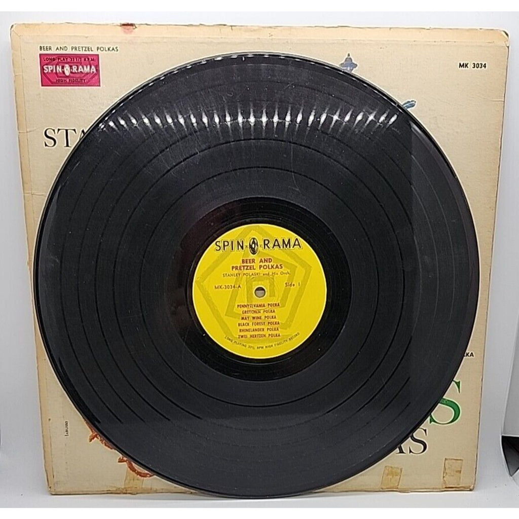 Stanley Polaski Polka Party & His Orchestra Beer & Pretzels Polkas (Record)