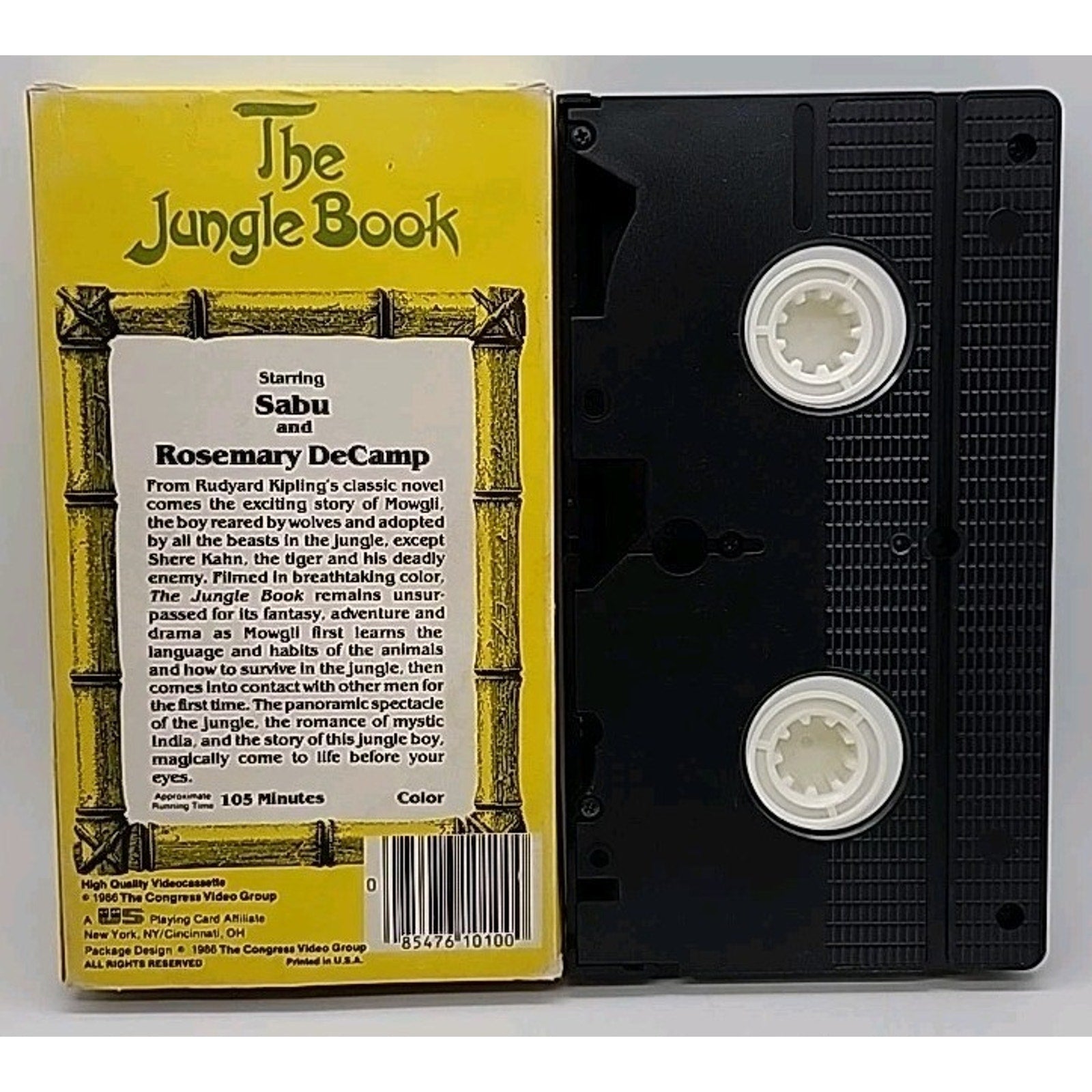 The Jungle Book VHS Sabu Rosemary DeCamp