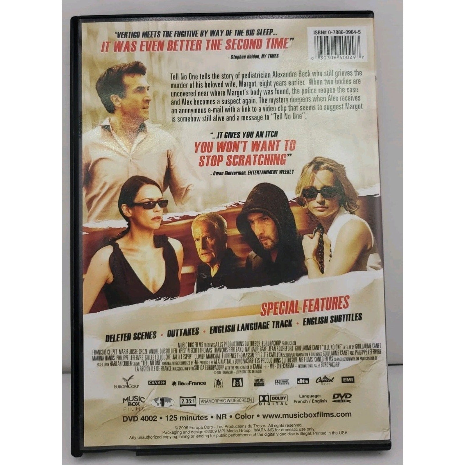 Tell No One (DVD, 2006)