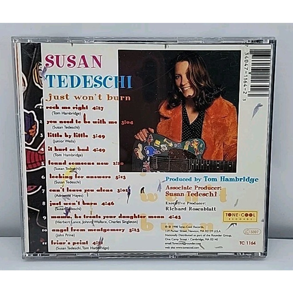 Just Won't Burn by Susan Tedeschi (CD, Jun-2003, Tone-Cool)