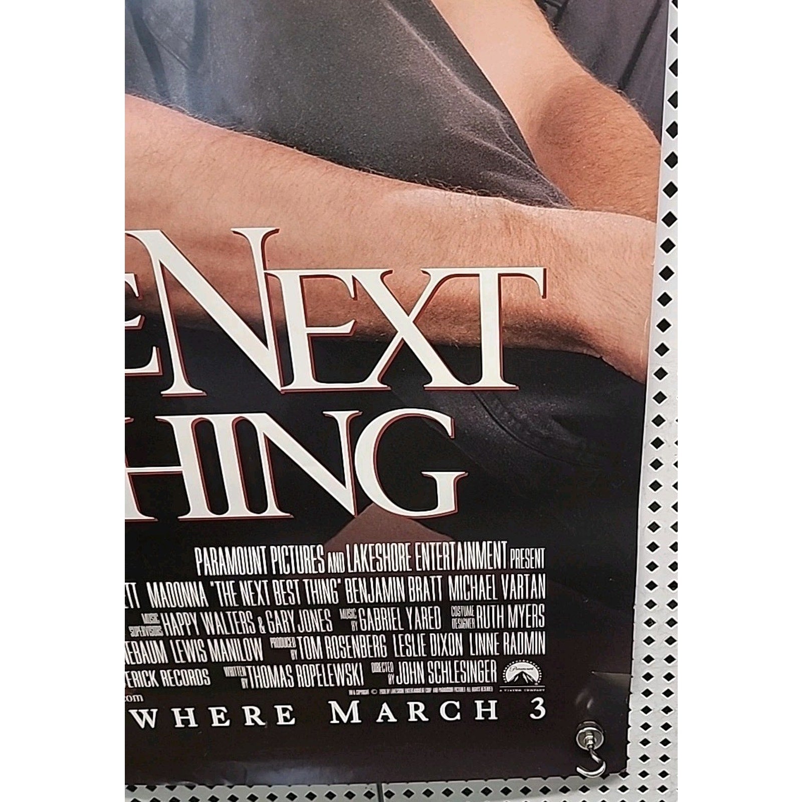 The Next Best Thing Original Movie Poster 27”x40” Madonna Rupert Everett