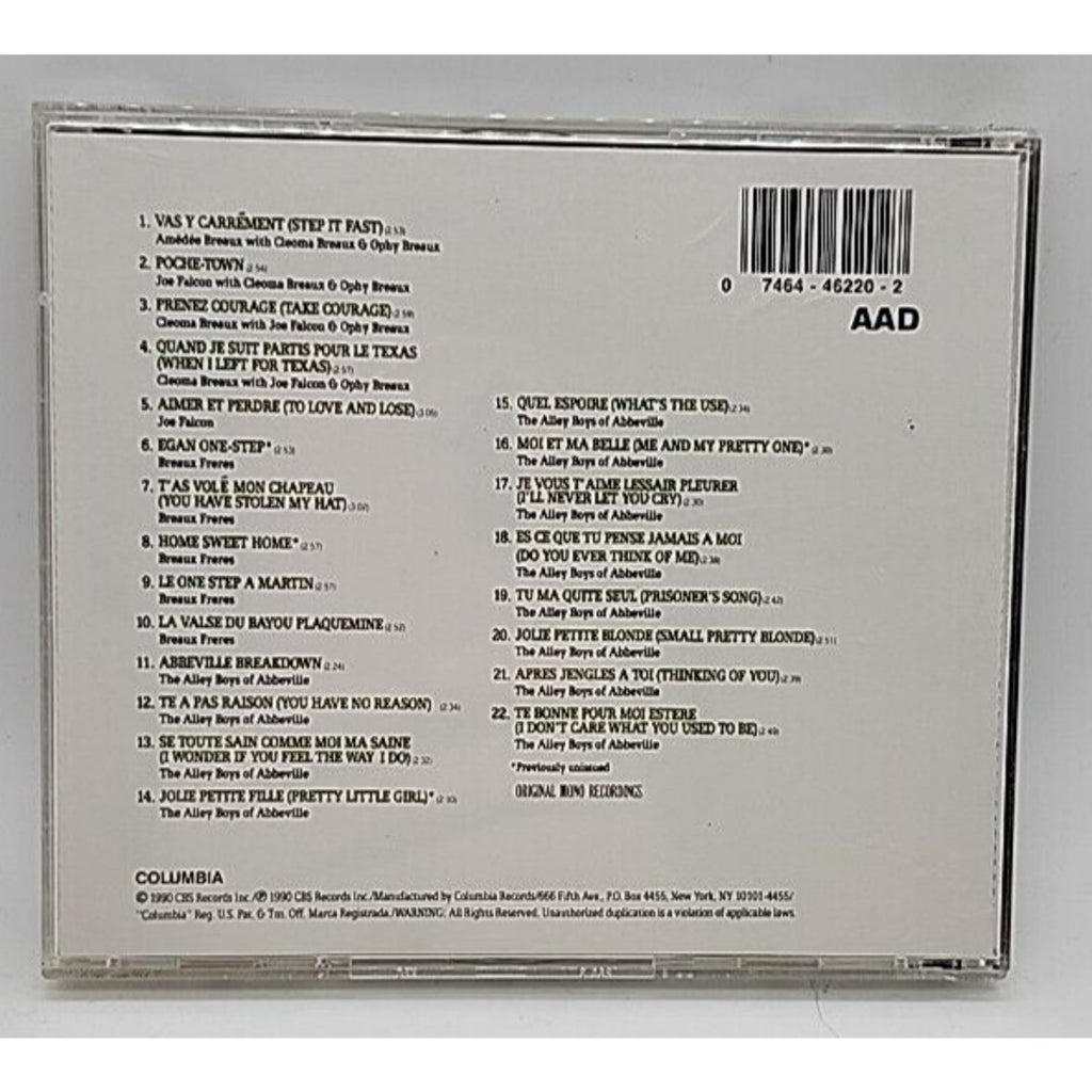 Vol. 1-Abbeville Breakdown 192 by Various (CD, 1990)
