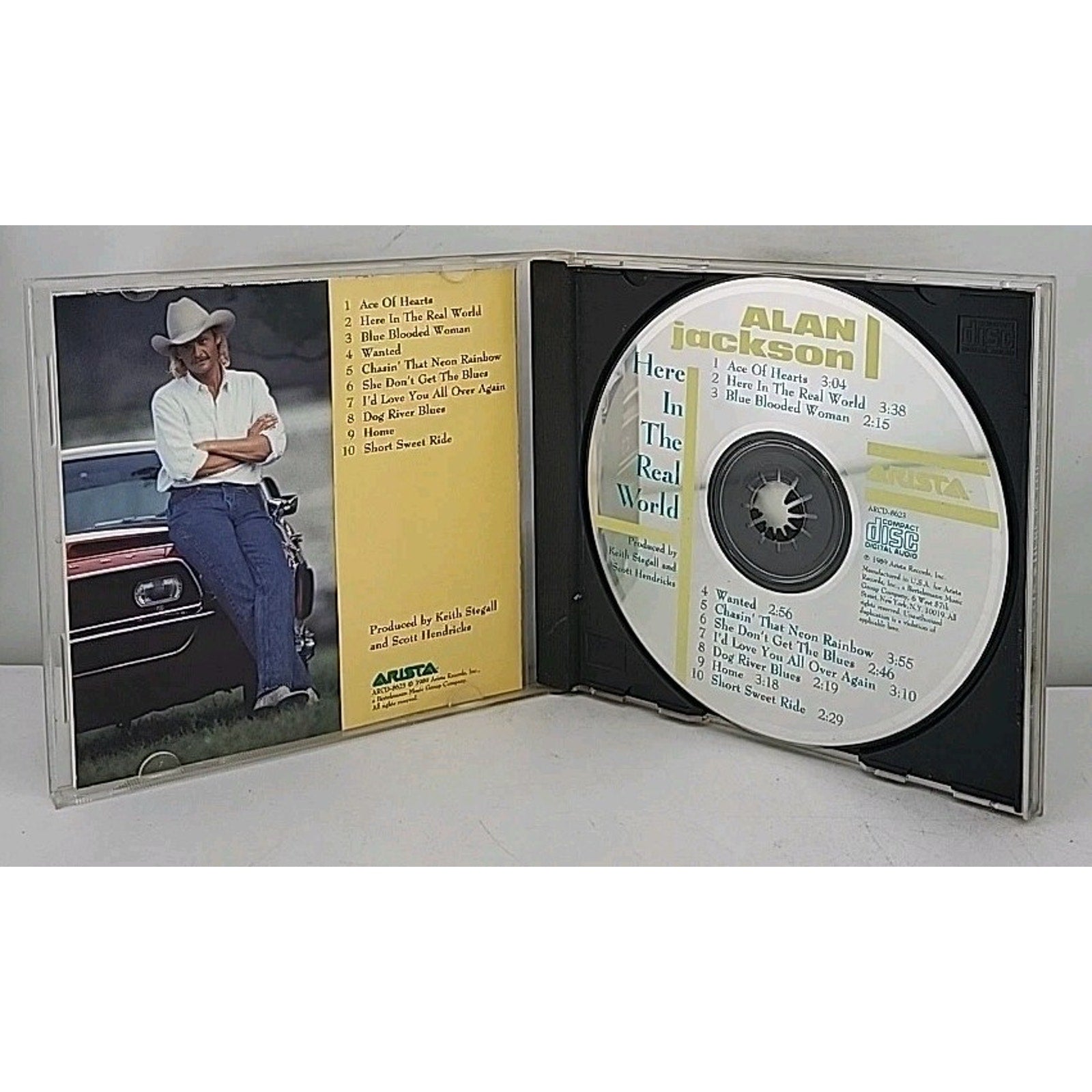 Here in the Real World by Alan Jackson (CD, Feb-1990, Arista)