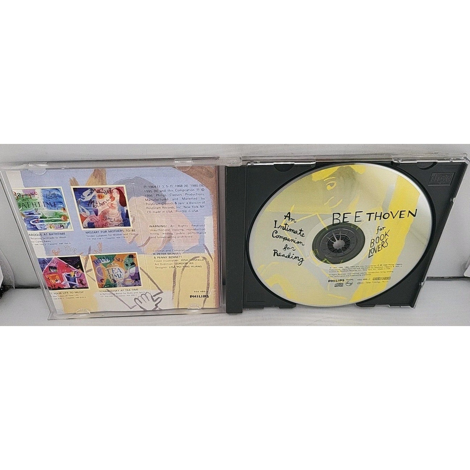 Beethoven for Book Lovers by Various (CD, 1996)