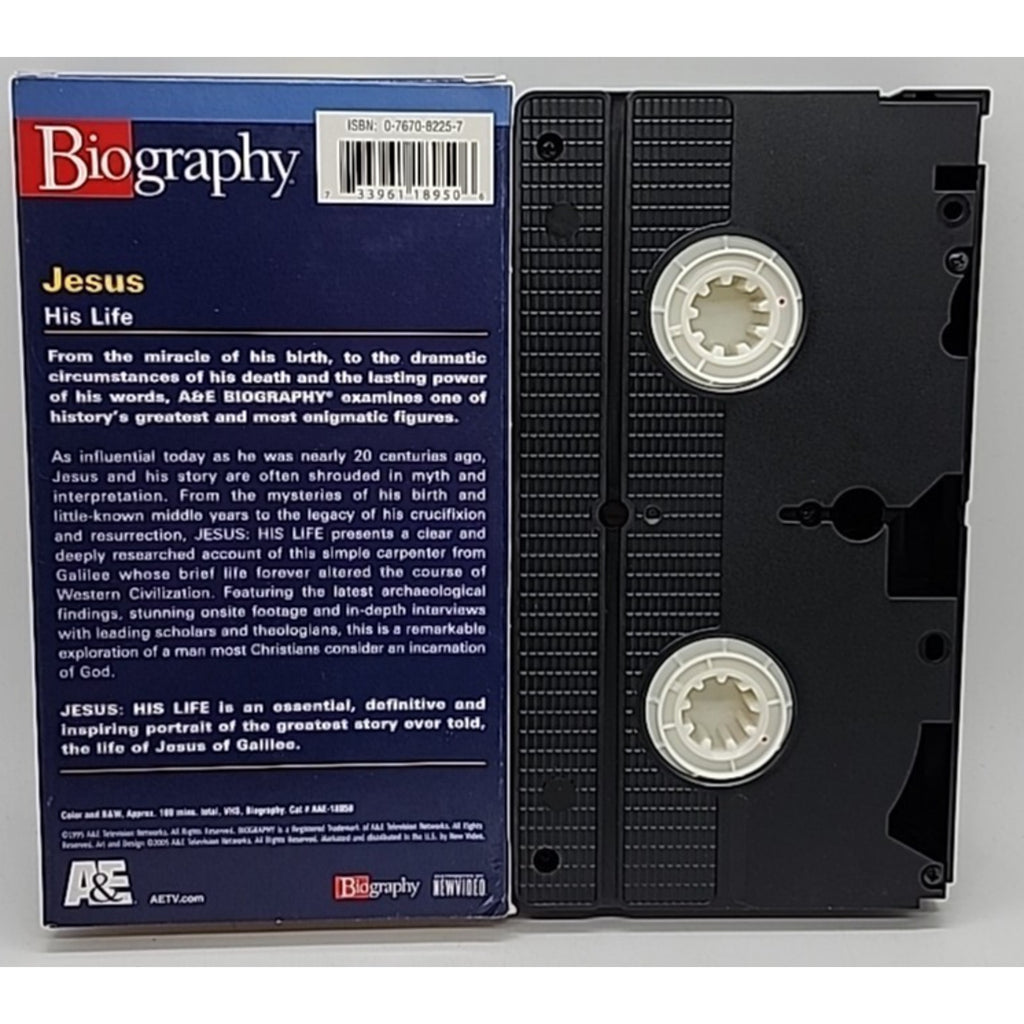 Biography: Jesus - His Life (VHS, 1995)