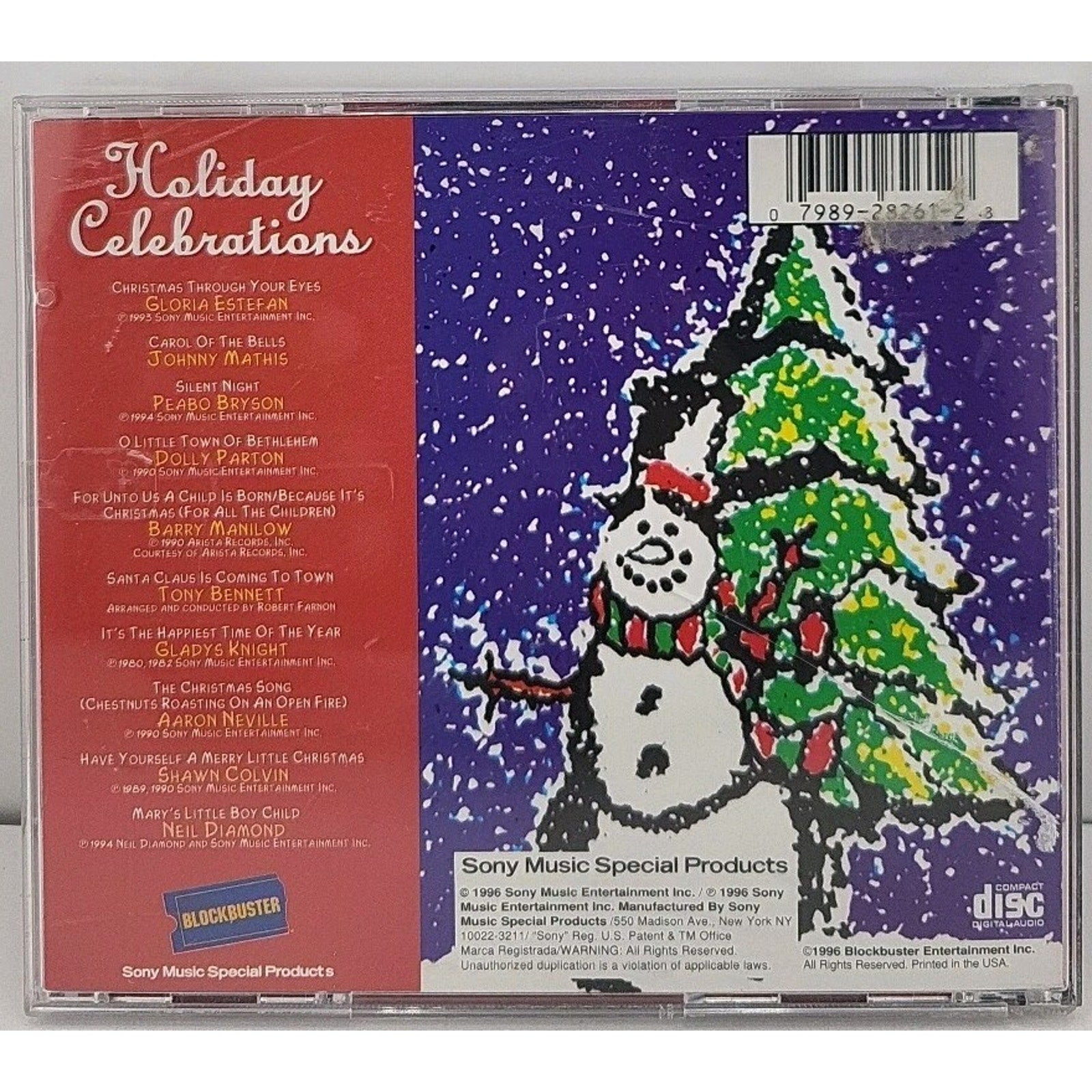 Holiday Celebrations By Various Artists (CD) 1996