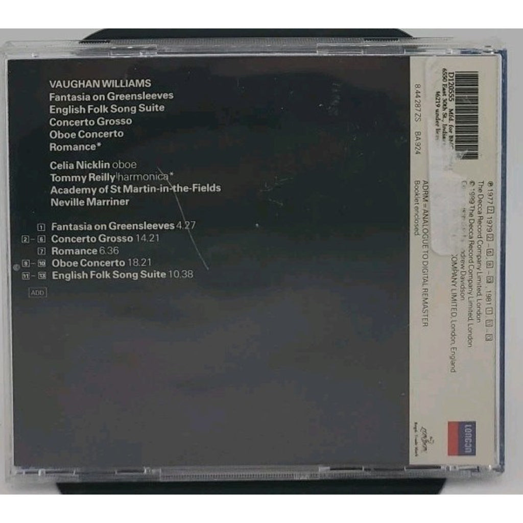 Vaughan Williams Academy of St. Martin In The Fields CD