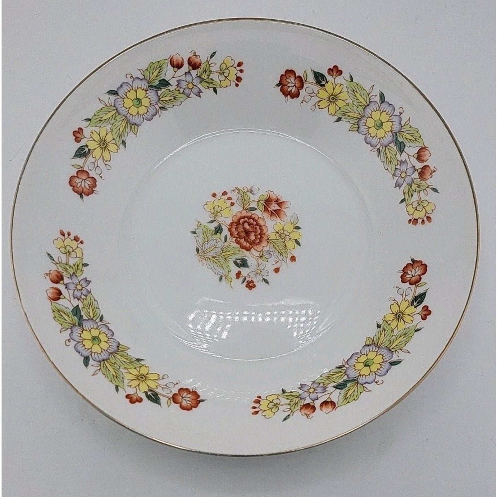 Signature Collection Bowl Oriental Garden Fine China Japan Floral Design - 3pc