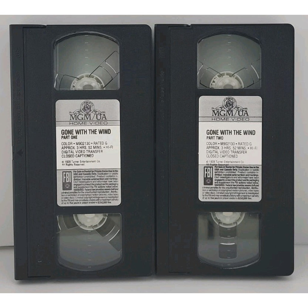 Gone With the Wind (VHS, 1990, 2-Tape Set, Deluxe Edition)