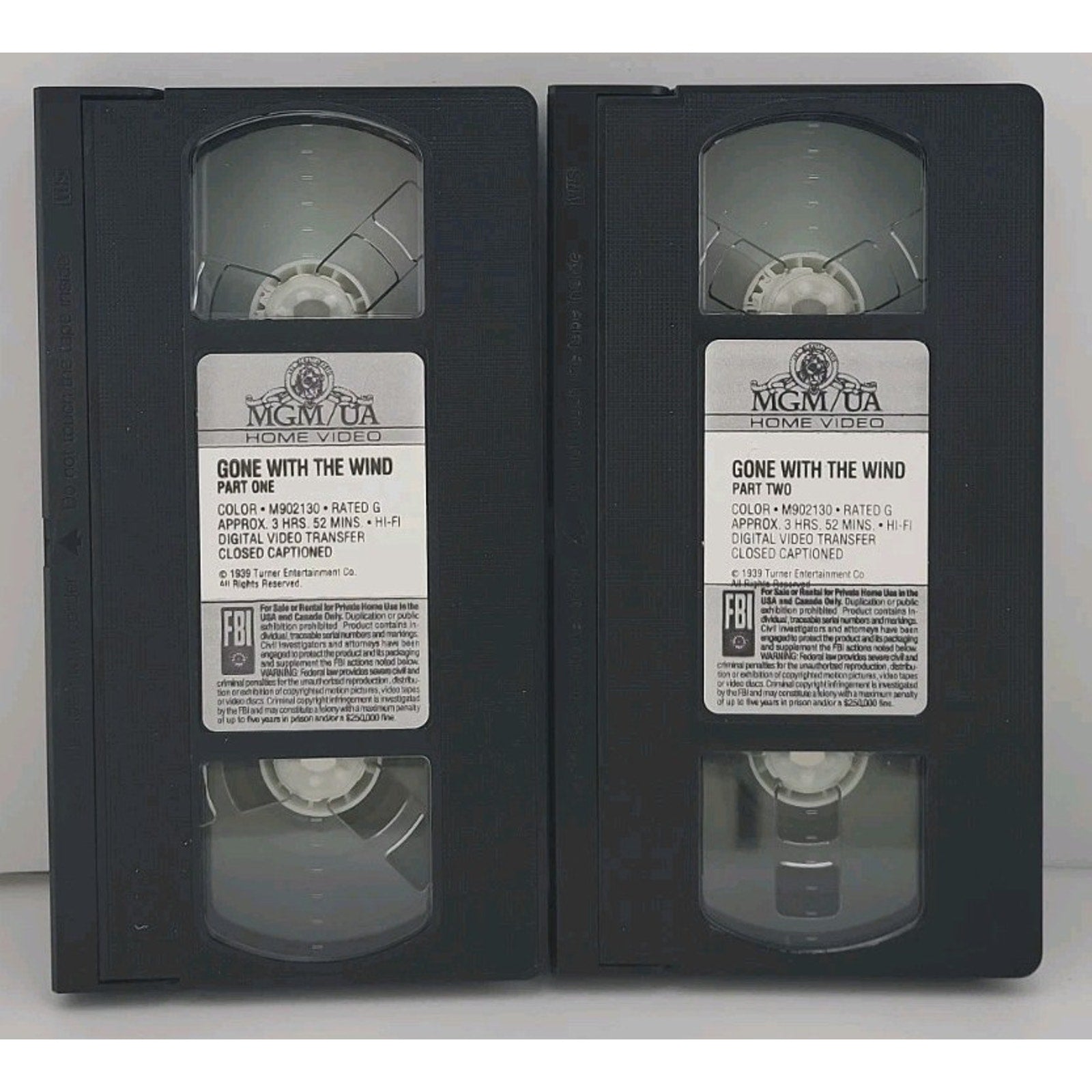 Gone With the Wind (VHS, 1990, 2-Tape Set, Deluxe Edition)