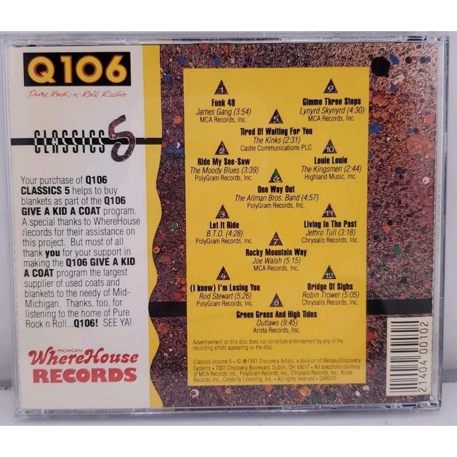 Q106 Pure Rock N Roll Radio (CD)
