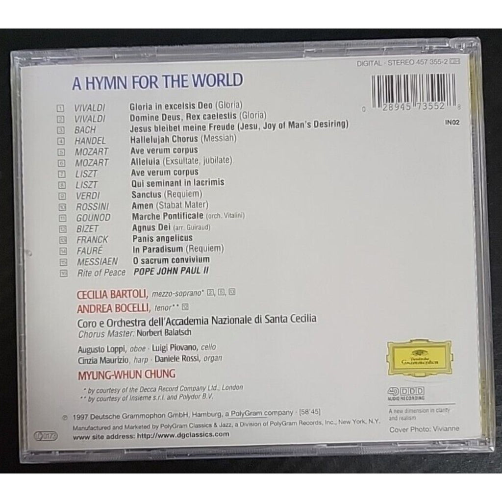 A Hymn for the World - Audio CD By Antonio Vivaldi *Brand New*