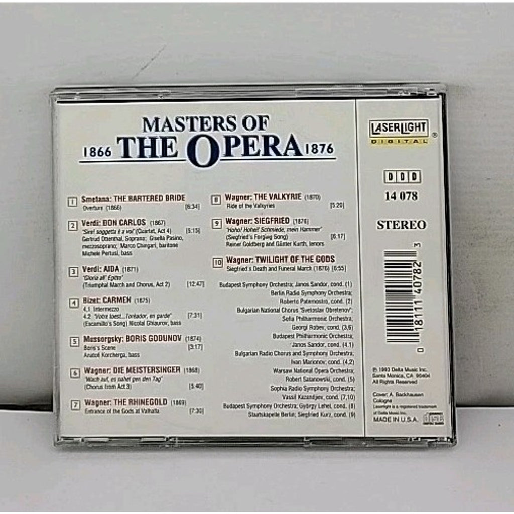 Masters of the Opera Vol. 8 by Various (CD, 1993)