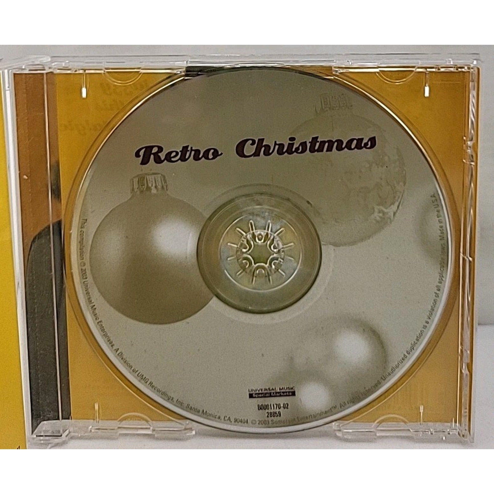Retro Christmas Music CD Audio Ella Fitsgerald Louis Armstrong Billie Holiday