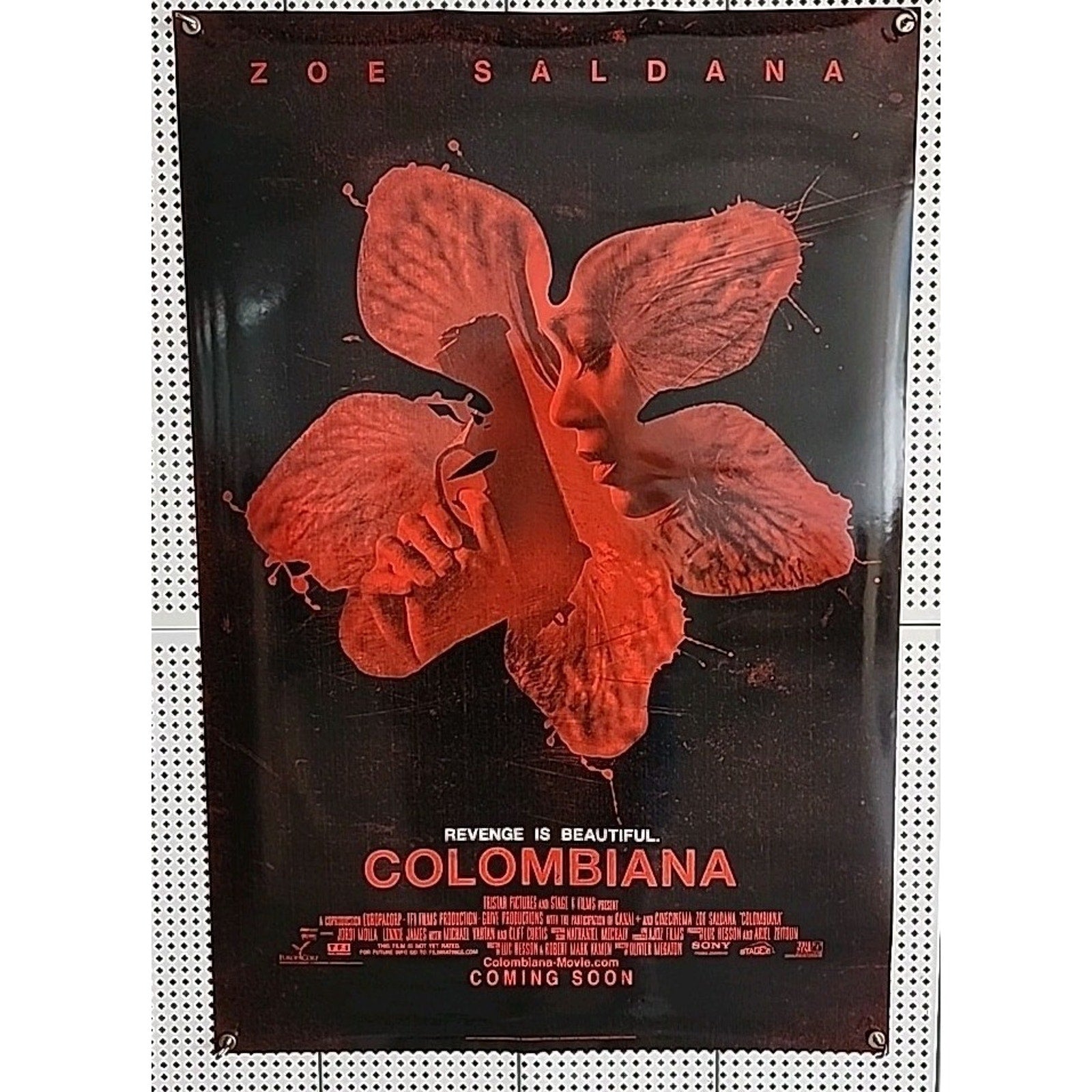 Colombiana [Double-Sided] 27x40 [Original] D/S Movie Poster [Zoe Saldana]
