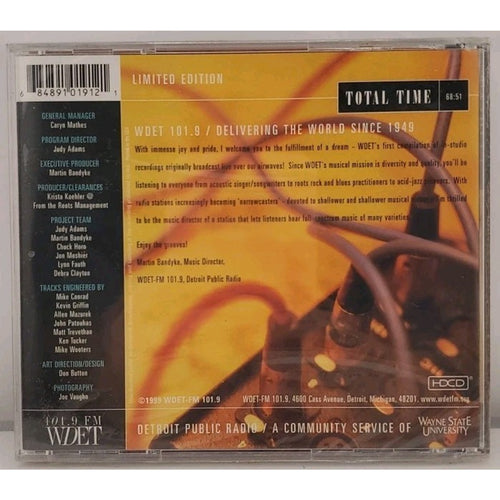 'DET LIVE! Vol.1 - Exclusive Live Performances WDET FM (CD, 1999) *Brand New*
