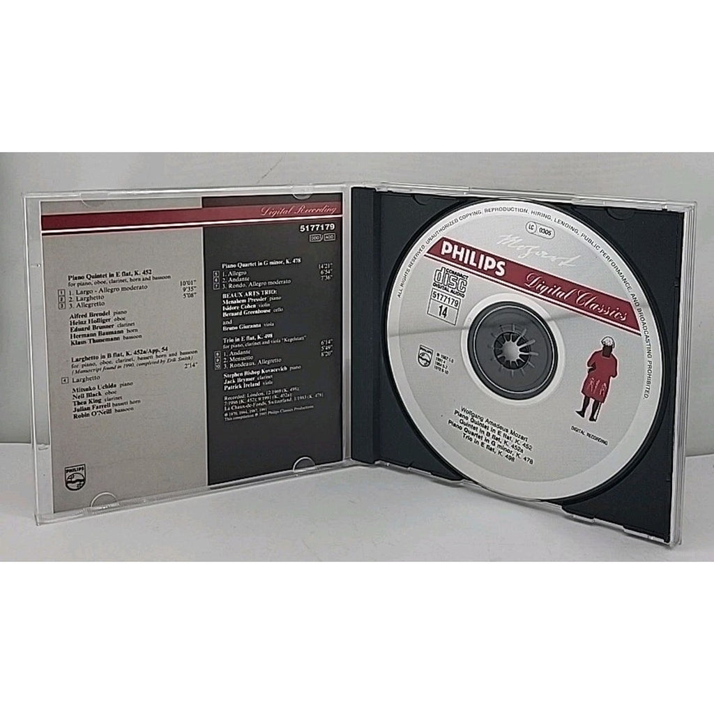 Mozart Chamber Music with Piano CD Complete Mozart Edition 14 Philips